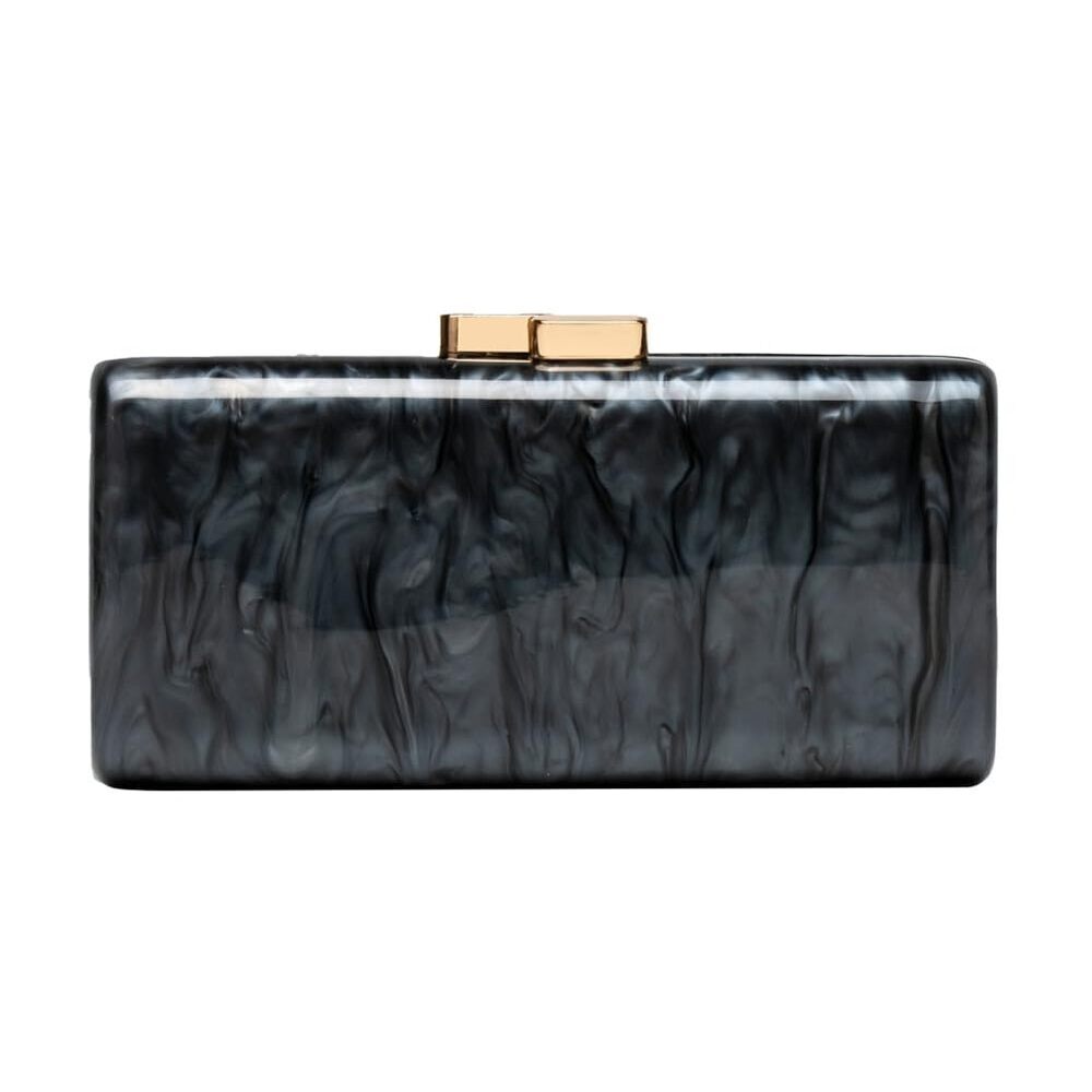 4241 Acrylic Clutch Purses Metal Buckle Evening Bag Acrylic Purse Chain